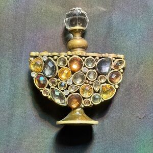 Bejeweled perfume bottle